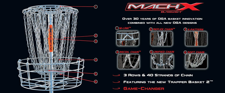 DGA Mach X Disc Golf Baskets