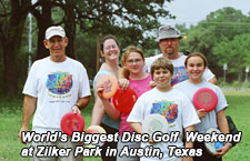 World's Biggest Disc Golf Weekend at Zilker Park in Austin, Texas